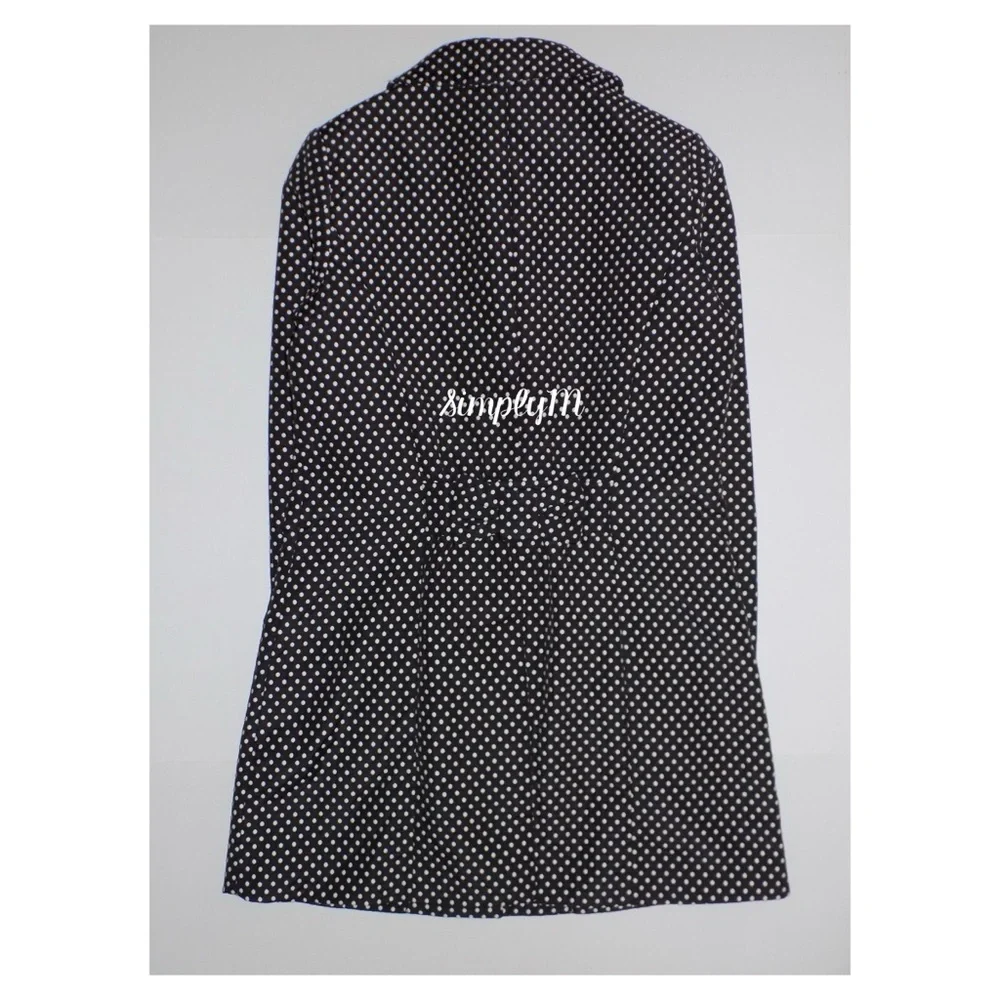 LC Lauren Conrad Black & White Polka Dots Coat - Picture 4 of 6
